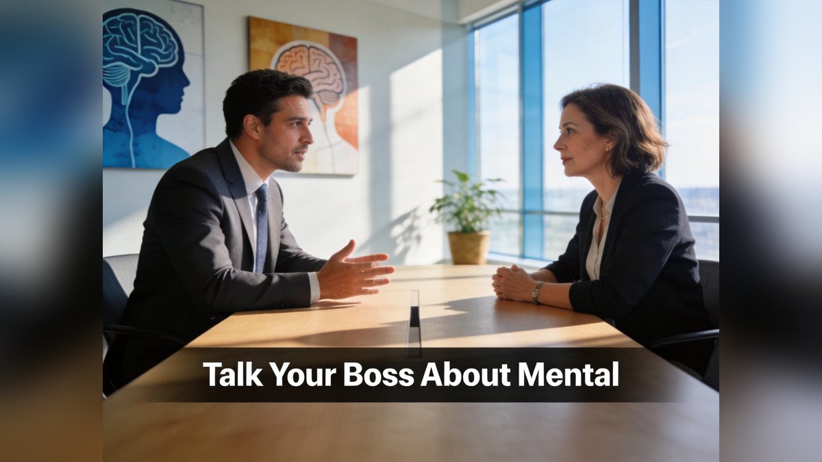 When and How to Talk to Your Boss About Mental