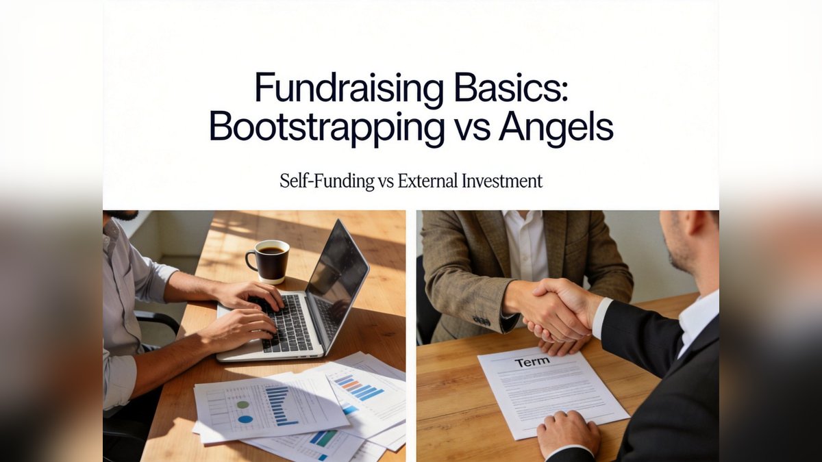 Fundraising Basics: Bootstrapping vs Angels vs Venture Capital
