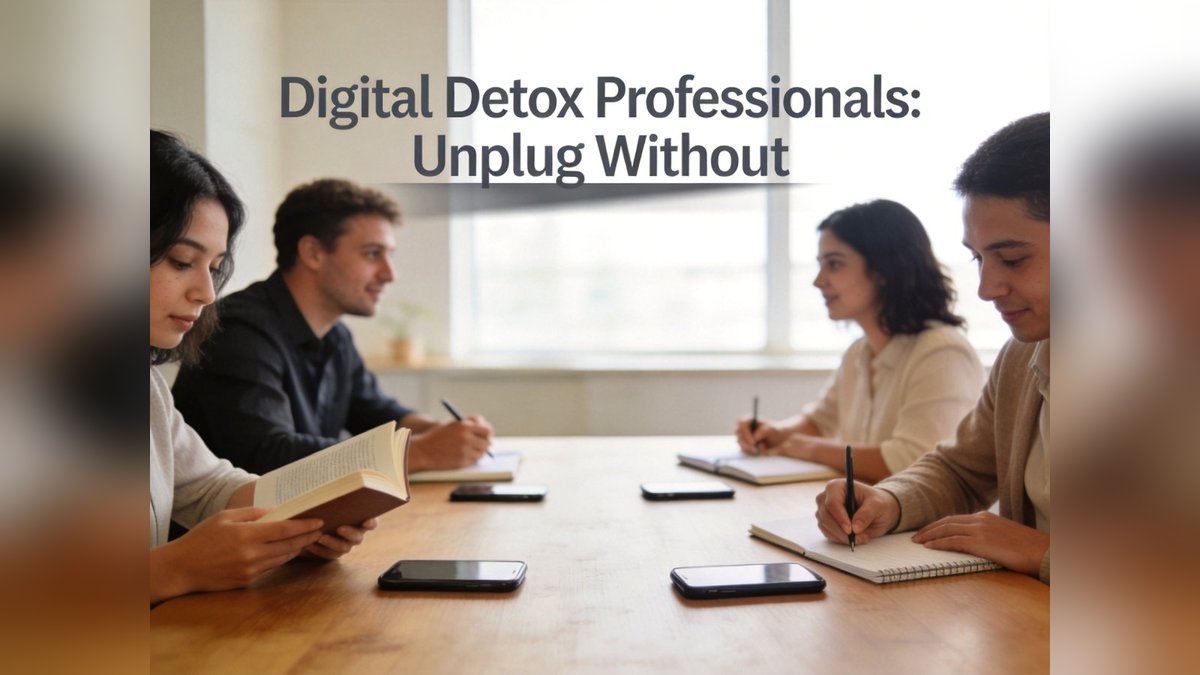 Digital Detox for Professionals: How to Unplug Without Falling Behind