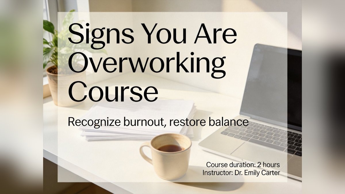 Signs You Are Overworking and How to Course-Correct Before Burnout